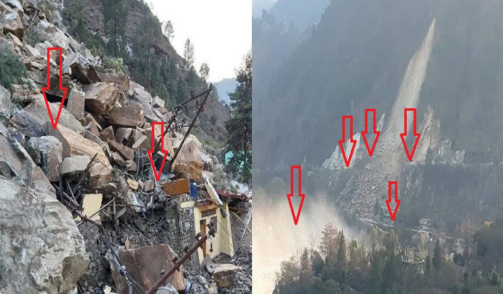 उत्तराखंड के नंदप्रयाग के झूलाबगड़ वॉर्ड के पास बदरीनाथ हाईवे पर भूस्खलन से हड़कंप मच गया। भूस्खलन से तीन मकान जमींदोज हो गए और तीन वाहन मलबे में दब गए।