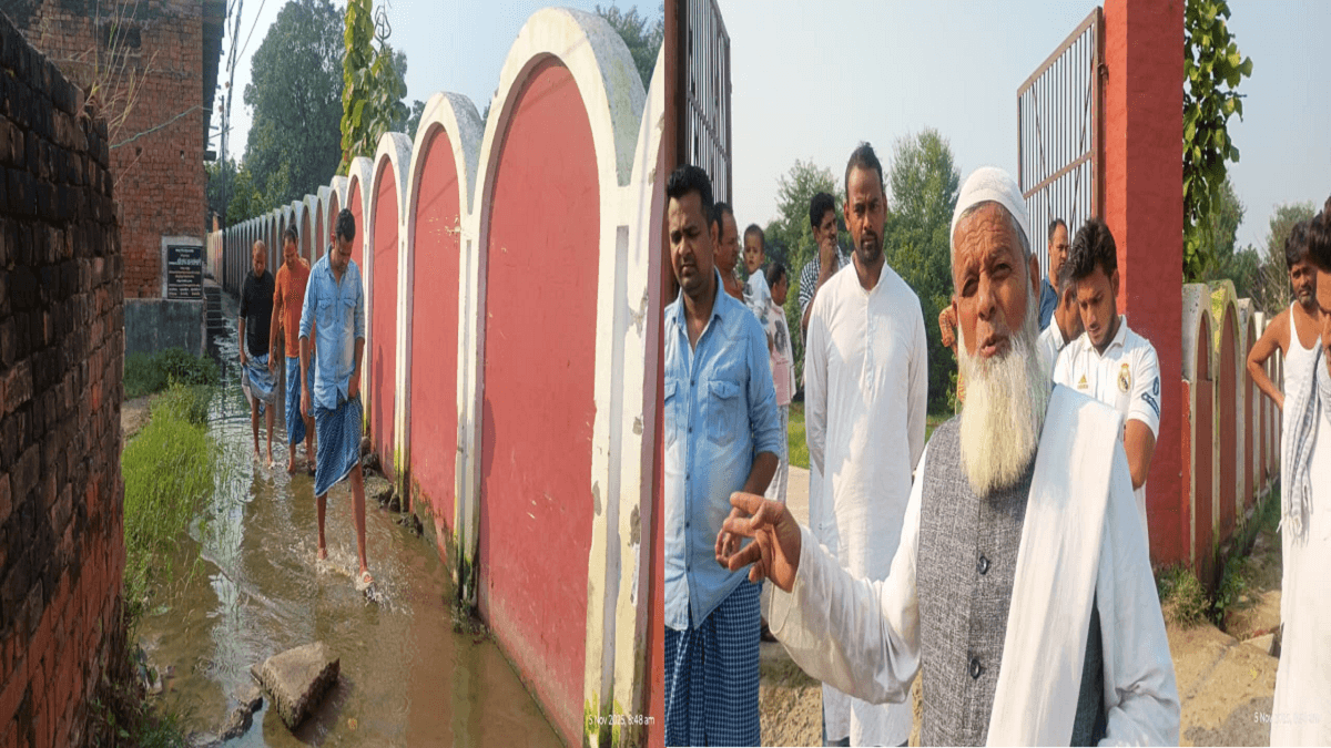 गाजीपुर: गोड़सरा गांव में जलजमाव से परेशान ग्रामीणों का प्रदर्शन, जिला पंचायत सदस्य पर पर वादा खिलाफी का आरोप