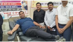 गाजीपुर रक्तदान शिविर: 15 यूनिट रक्त संग्रहित, नागरिक सुरक्षा कोर की पहल